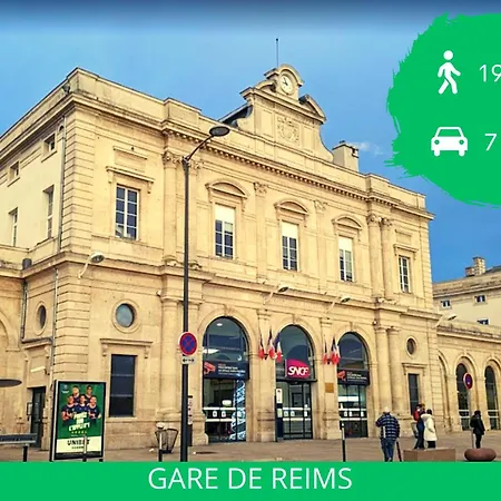 Splendide Cocon Sauna & Balneo Lägenhet Reims